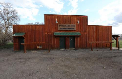 Exterior shot of Cattleman's Hall