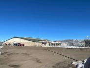 Outside South end of indoor arena