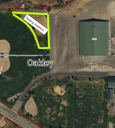 Area of proposed parking area near softball field #2